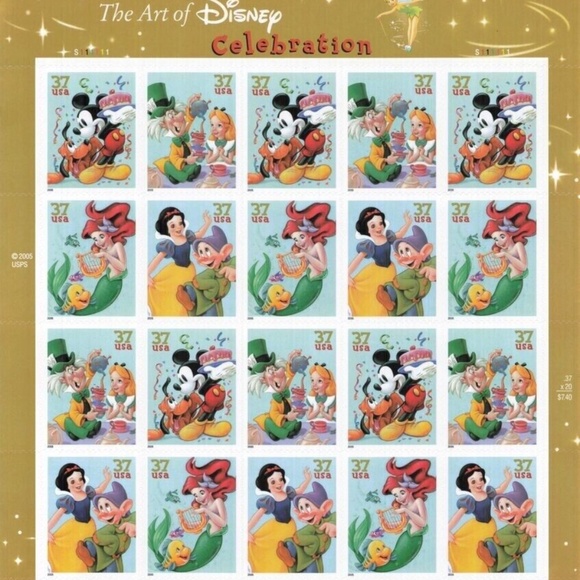 2005 The Art of DISNEY CELEBRATION Mint Sheet 20/ 37¢ Mickey Mouse #205722939073 - Picture 1 of 3
